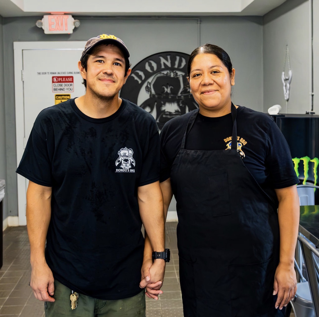 The Dondo's BBQ family — the owners behind the pit